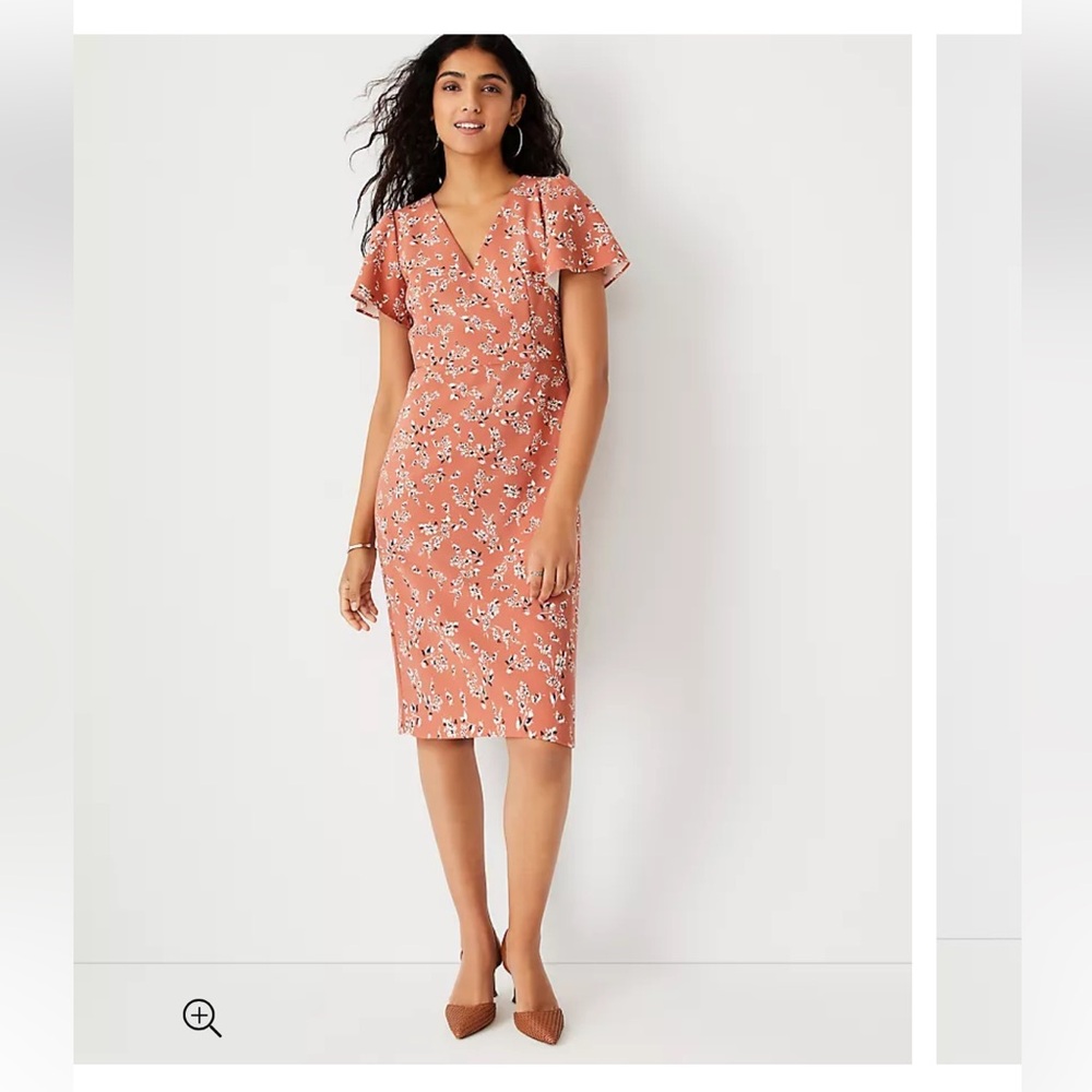 Never worn! Ann Taylor Loft floral dress